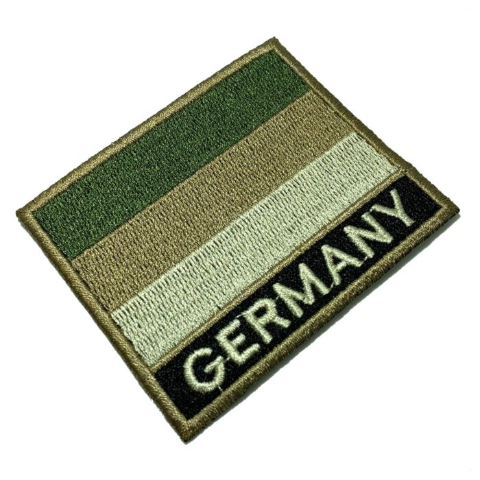 Germany – Embroidery Flag Iron-in or Sew on Patch 3″×2.5″