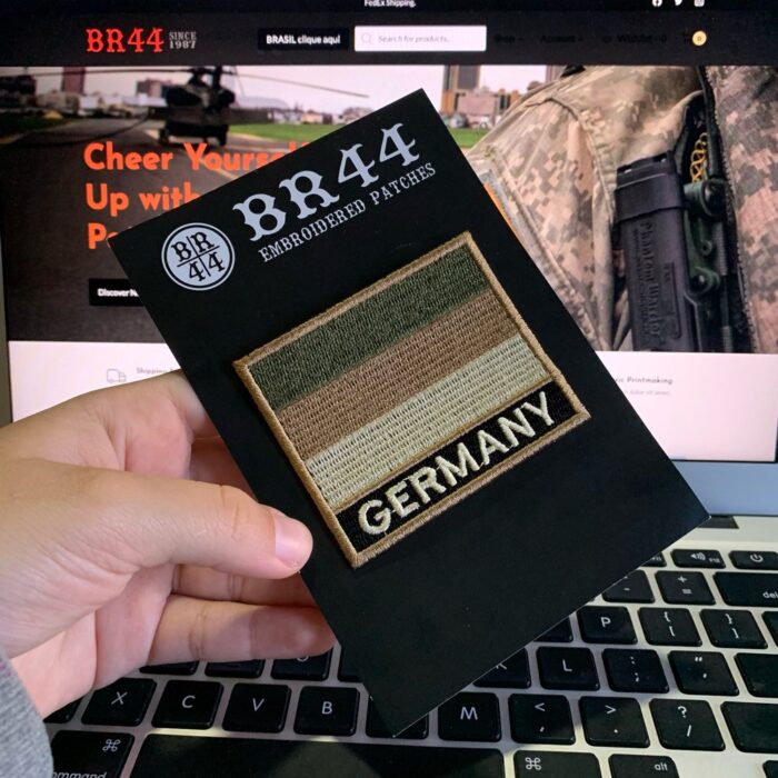 Germany – Embroidery Flag Iron-in or Sew on Patch 3″×2.5″ - Image 3
