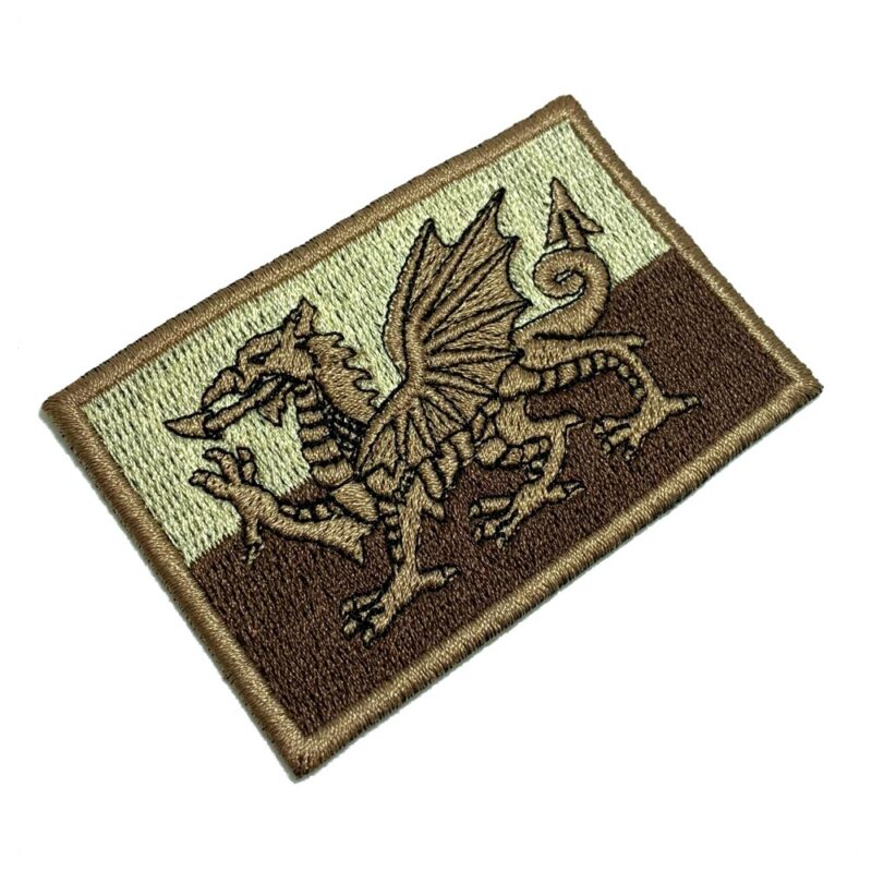 Wales – Tactical Embroidery Flag Iron-in or Sew on Patch 3″×2″