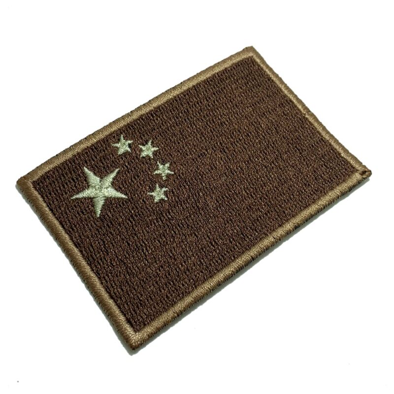 China – Tactical Embroidery Flag Iron-in or Sew on Patch 3″×2″