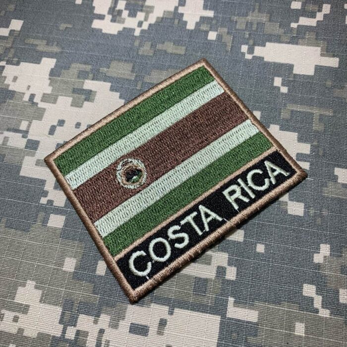 Costa Rica – Embroidery Flag Iron-in or Sew on Patch 3″×2.5″ - Image 2