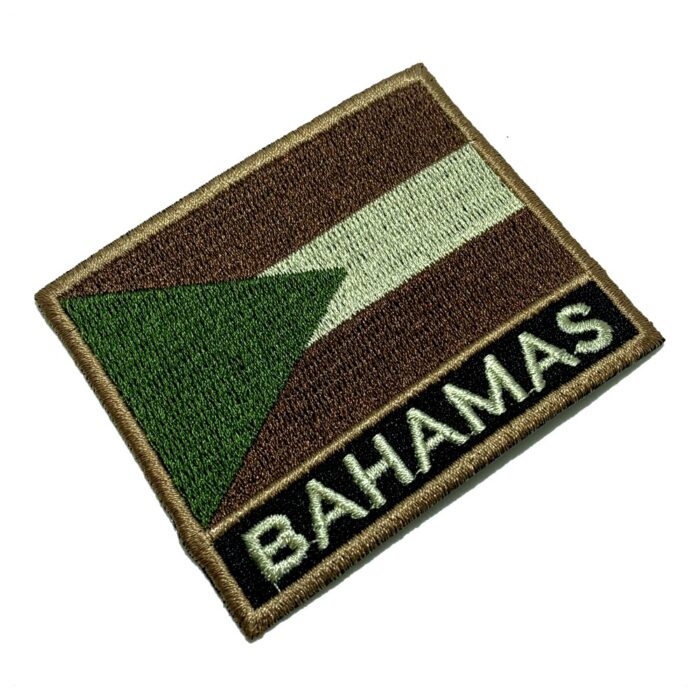 Bahamas – Embroidery Flag Iron-in or Sew on Patch 3″×2.5″