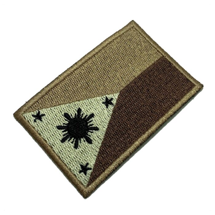 Philippines Country – Tactical Embroidery Flag Iron-in or Sew on Patch 3″×2″