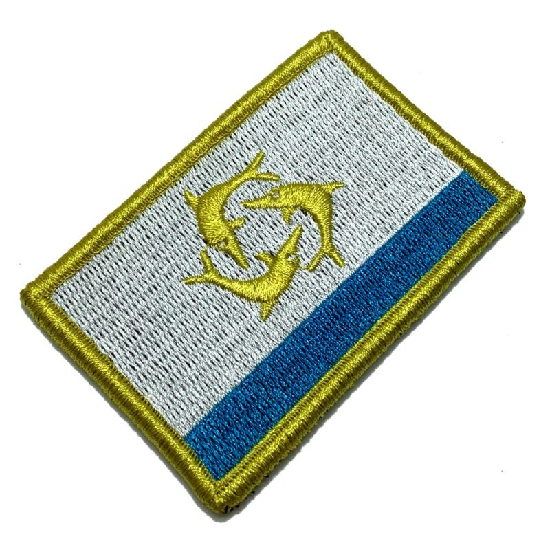 Anguilla – Embroidery Flag Patch With Hook Velcro®️ 3″×2″