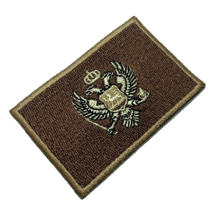 Montenegro – Tactical Embroidery Flag Iron-in or Sew on Patch 3″×2″