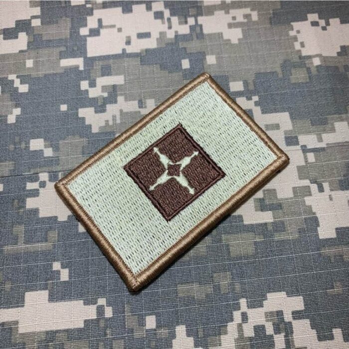 Distrito Federal DF Brazil – Tactical Embroidery Flag Patch With Hook Velcro®️ 3″×2″ - Image 2