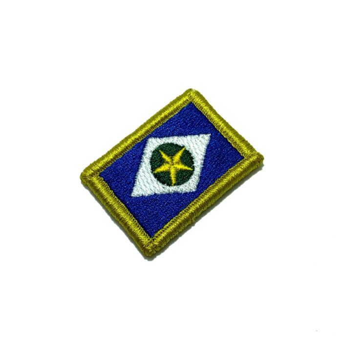 Mato Grosso Brazil State – Embroidery Flag Patch With Hook Velcro®️ 1.5″x1″