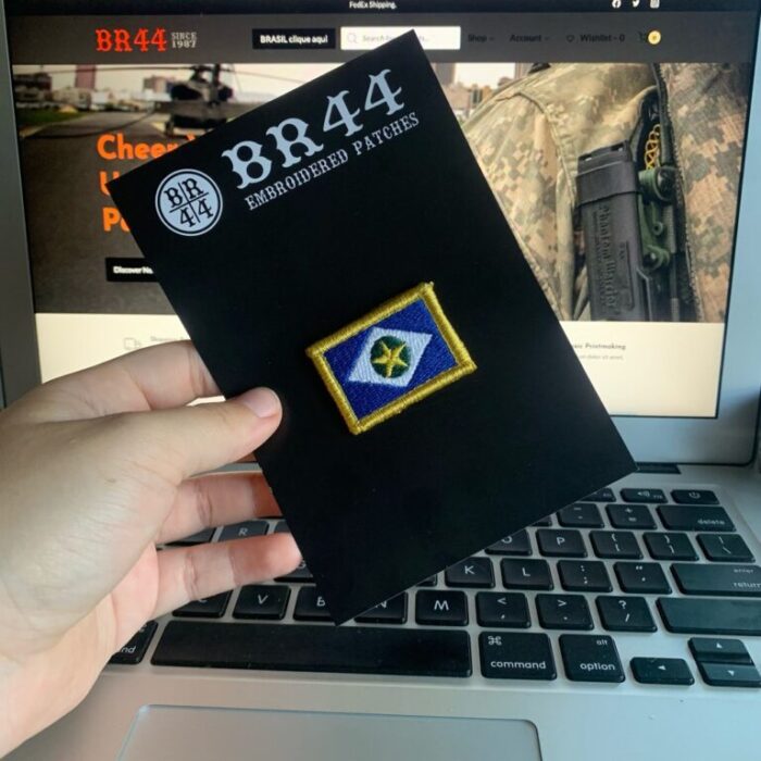 Mato Grosso Brazil State – Embroidery Flag Patch With Hook Velcro®️ 1.5″x1″ - Image 3