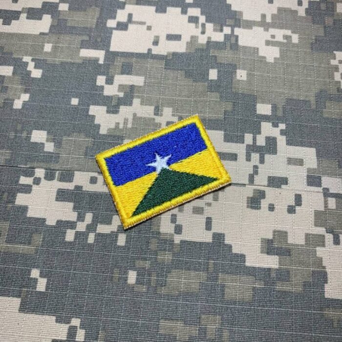 Rondônia Brazil State – Embroidery Flag Iron-in or Sew on Patch 1.5″x1″ - Image 2