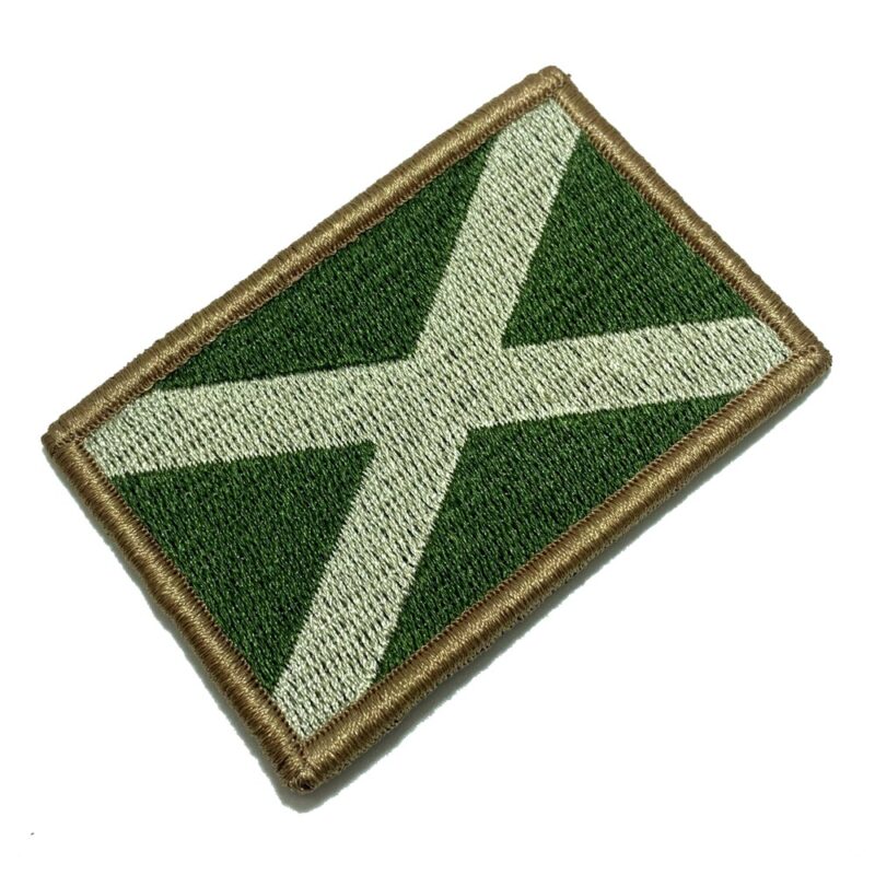 Scotland Country – Tactical Embroidery Flag Patch With Hook Velcro®️ 3″×2″