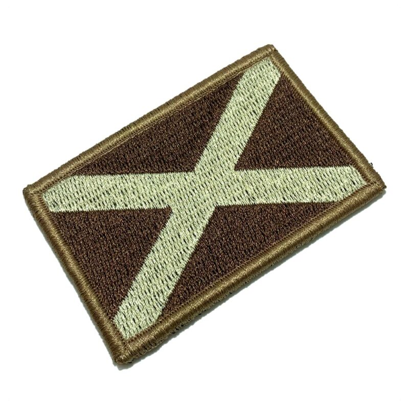 Scotland Country – Tactical Embroidery Flag Patch With Hook Velcro®️ 3″×2″