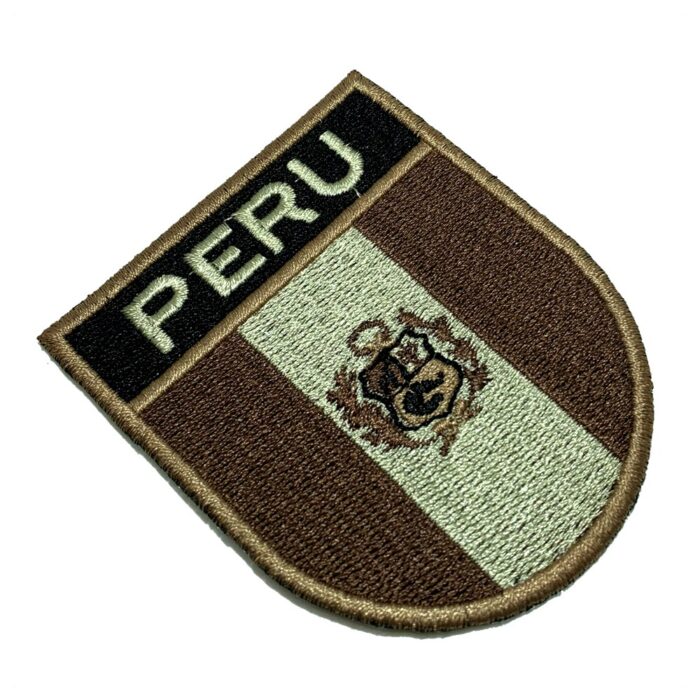 Peru Country – Embroidery Flag Iron-in or Sew on Patch 2.68″×3.15″