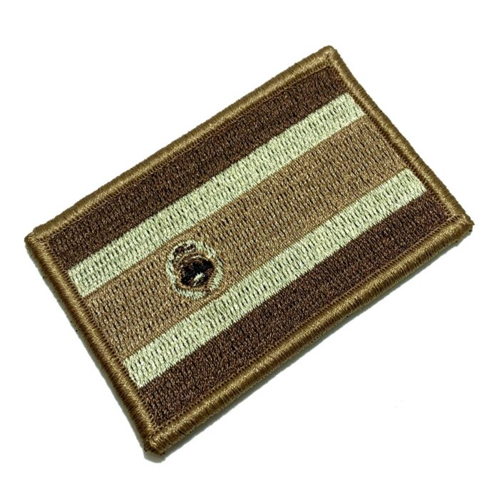 Costa Rica Country – Tactical Embroidery Flag Patch With Hook Velcro®️ 3″×2″