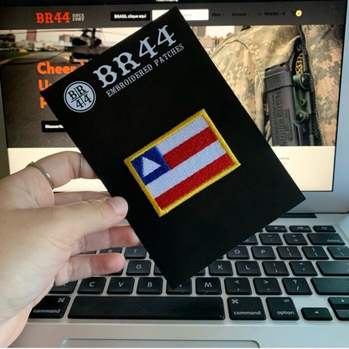 Bahia Brazil State – Embroidery Flag Iron-in or Sew on Patch 2.25″×1.5″ - Image 3