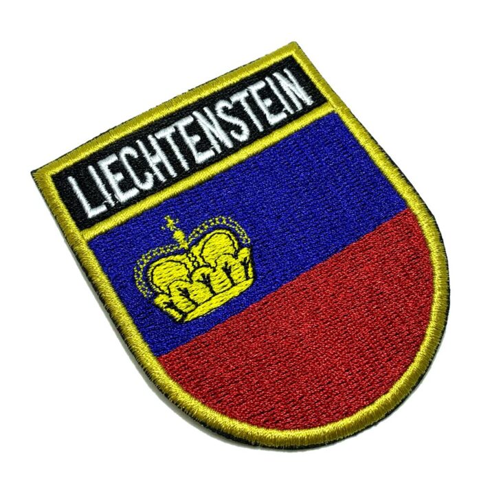 Liechtenstein Country - Embroidery Flag Iron-in or Sew on Patch 2.68″×3.15″