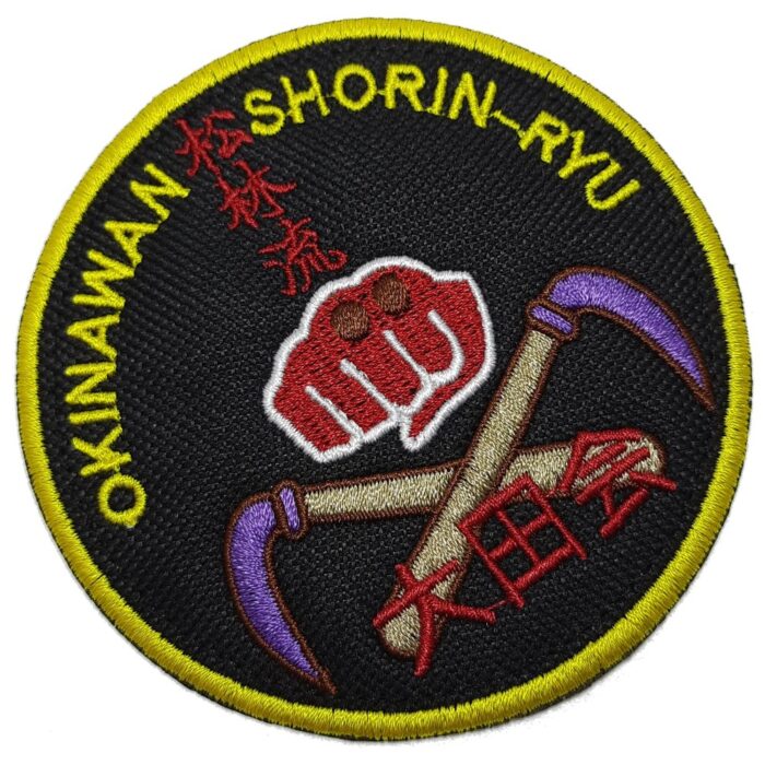 Okinawan Shorin-Ryu Karate Do – Embroidery Iron-in or Sew on Patch 3.54"x3.54