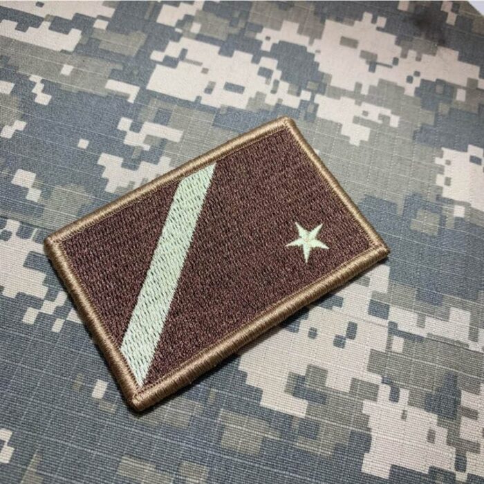 Mato Grosso do Sul Brazil State – Tactical Embroidery Flag Patch With Hook Velcro®️ 3″×2″ - Image 2