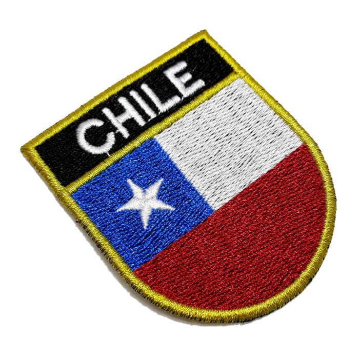 Chile Country – Embroidery Flag Iron-in or Sew on Patch 2.25″x2.68