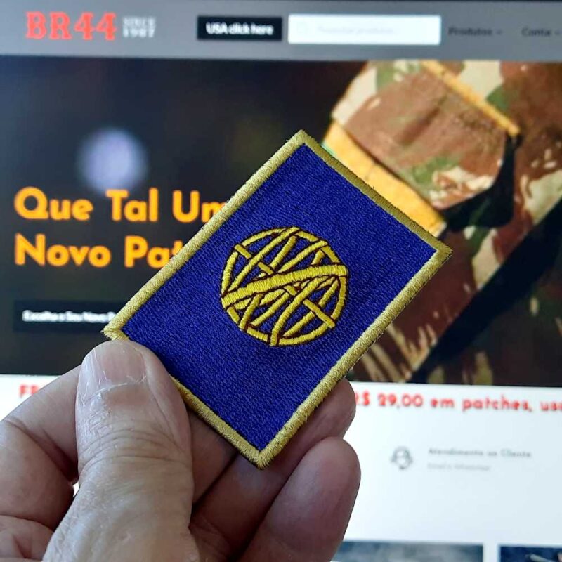 BP0410T01 Reino do Brasil Imperio 1815 a 1822 bandeira embroidered flag patch bordado 76×51