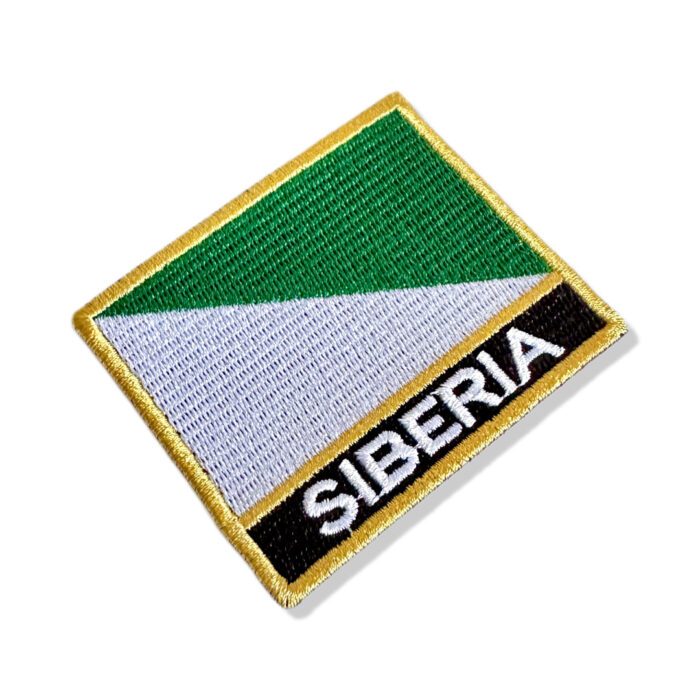 Siberia Embroidery Flag Patch 3"x2.5"