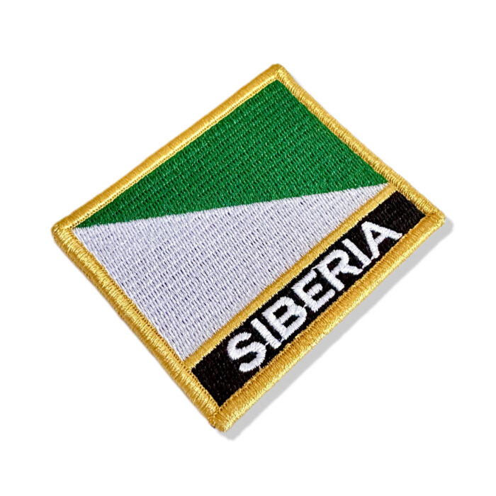 Siberia Embroidery Flag Patch 3"x2.5" - Image 7