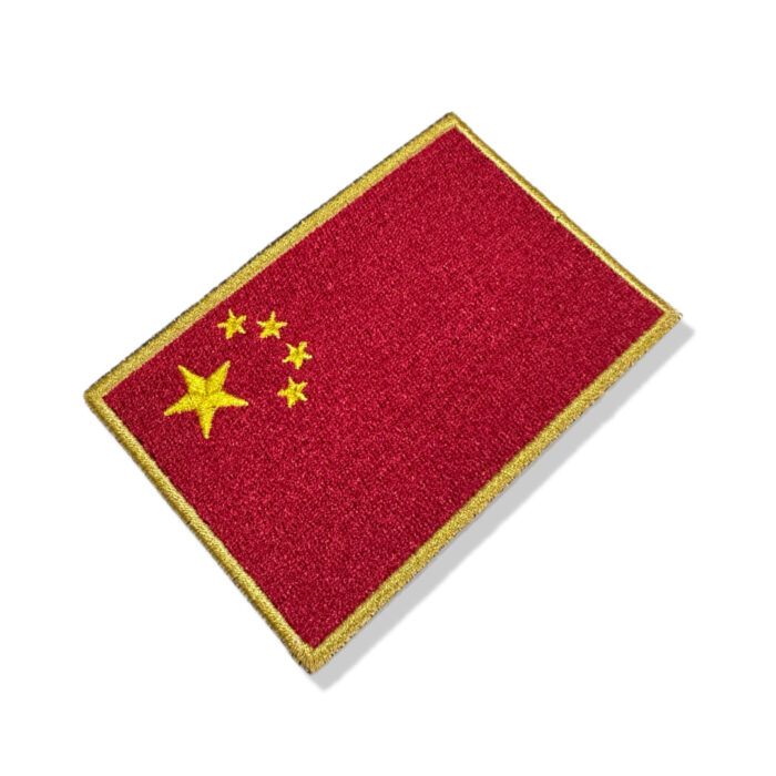 China Embroidery Flag Patch 4"×2.67"