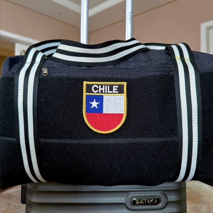 Chile Flag Embroidered Patch 2.68″x3.15″ - Image 3