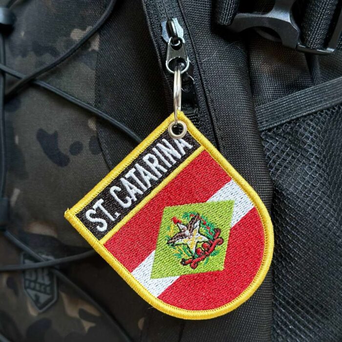 BE0168E-001 Santa Catarina Brasil Flag Embroidery Patch 2.68×3.15 - Image 4
