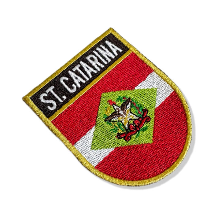 BE0168E-001 Santa Catarina Brasil Flag Embroidery Patch 2.68×3.15