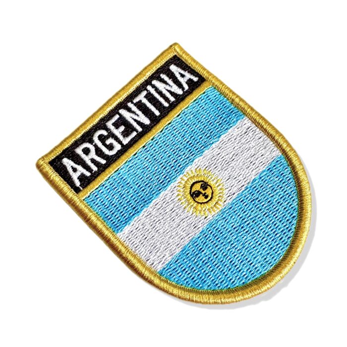 BP0032E-001 Argentina Flag Embroidery Patch 2.68"×3.15" - Image 7