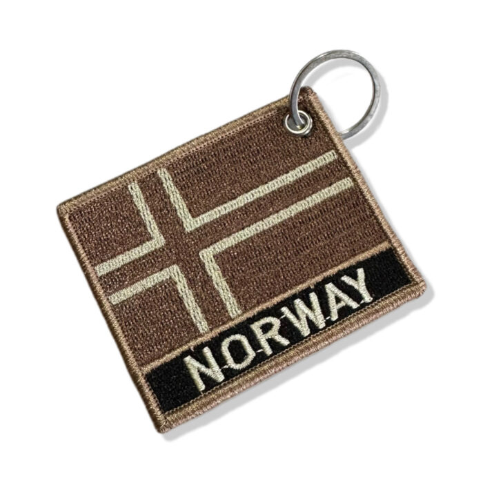 BP0054N-004 Norway Flag Embroidery Patch 3"x2.5" - Image 5