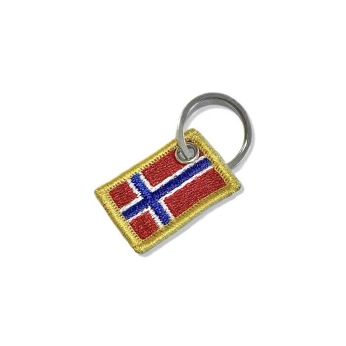 BP0054-031 Norway Flag Embroidery Patch 1.5"x1" - Image 5