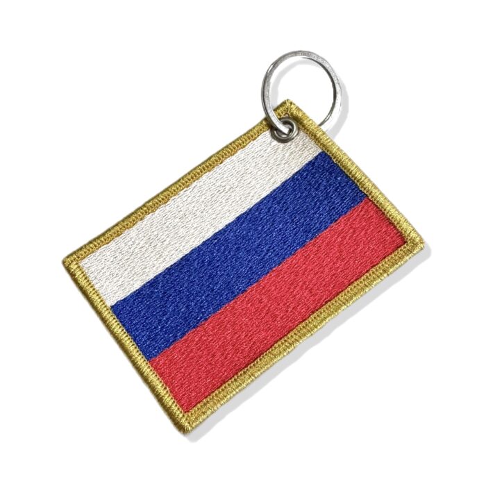 BP0079-001 Russian Flag Embroidery Patch 3"x2" - Image 5