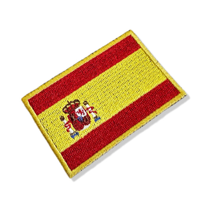 BP0084-001 Spain Flag Embroidery Patch 3"x2"