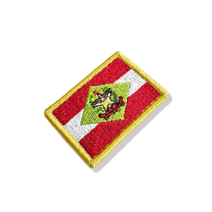 BE0168-011 Santa Catarina Brasil Flag Embroidery Patch 2.25"×1.5" - Image 8