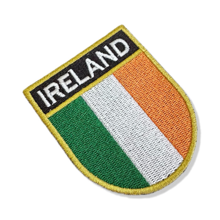 BP0059E-001 Ireland Flag Embroidery Patch 2.68x3.15