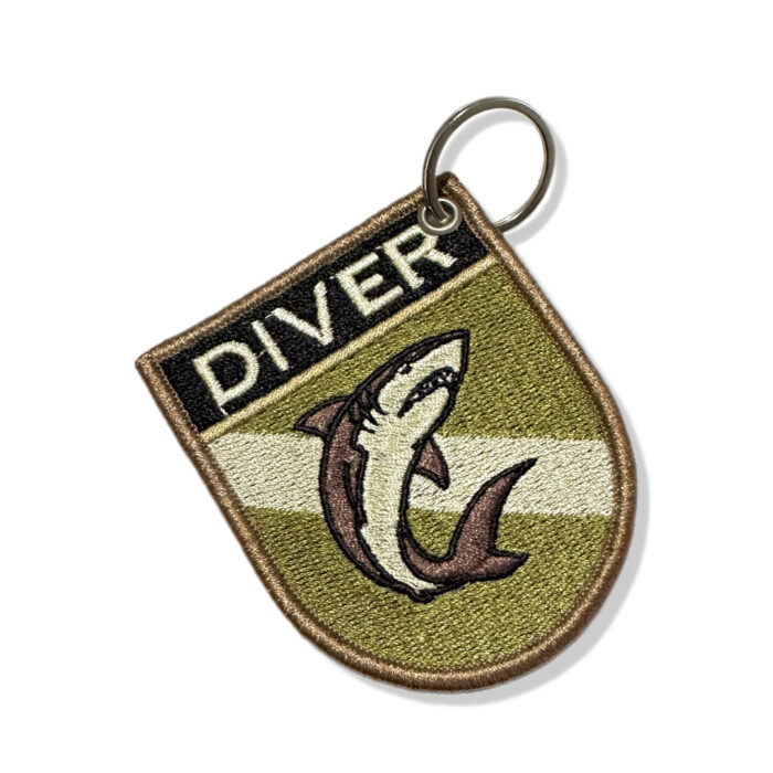 BD0176E-003 Diver Embroidered Flag Patch 2.68"x3.15" - Image 5