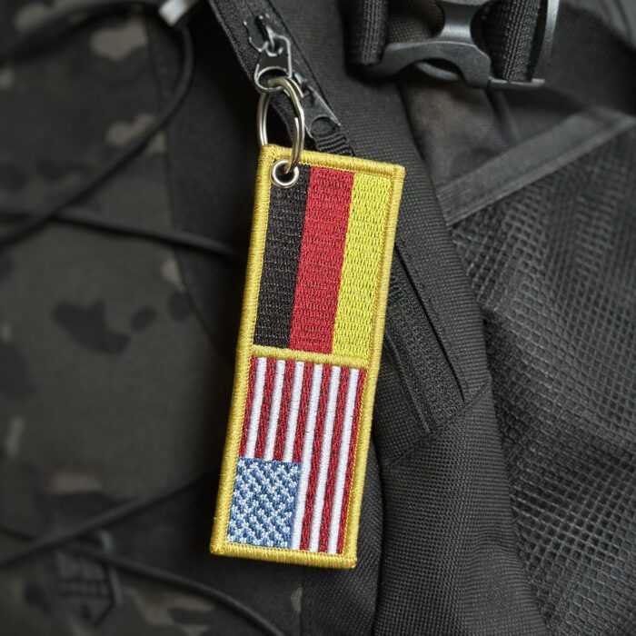 BP0055-0081-011 USA Germany Embroidered Flag Patch 4.33″×1.5″ - Image 6