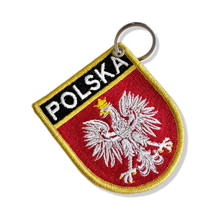 BP0217E-001 Poland Flag Embroidered Patch 2.68"×3.15" - Image 5