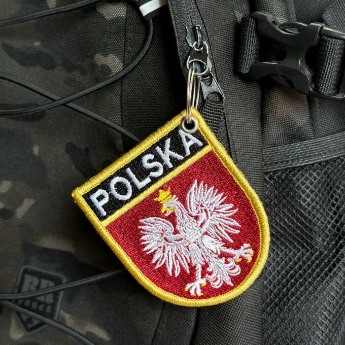 BP0217E-001 Poland Flag Embroidered Patch 2.68"×3.15" - Image 6