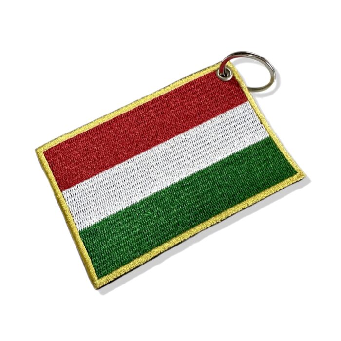 BP0406-021 Hungary Embroidered Flag Patch 4"×2.67" - Image 5