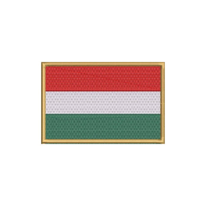 BP0406-021 Hungary Embroidered Flag Patch 4"×2.67" - Image 7