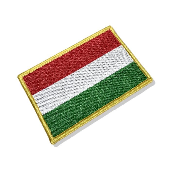 BP0406-021 Hungary Embroidered Flag Patch 4"×2.67" - Image 3