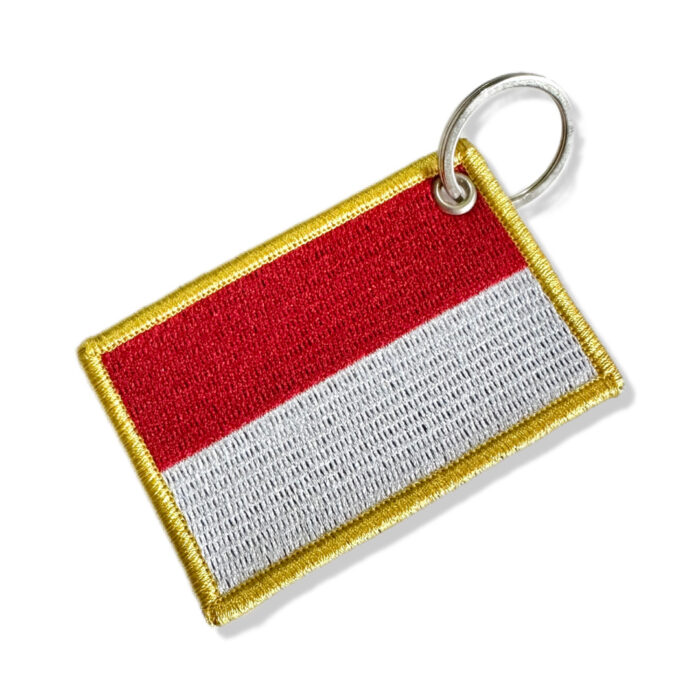 BP0419-001 Indonesia Embroidered Flag Patch 3"x2" - Image 5