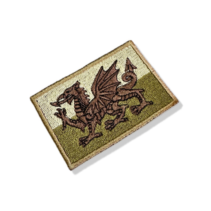 BP0190-003 Wales Embroidered Flag Patch 3"x2"