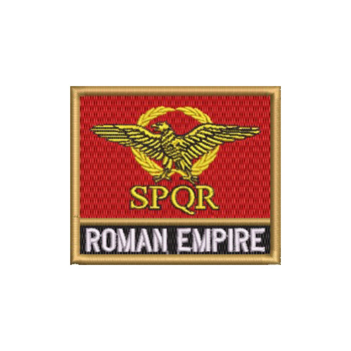 BP0234N-001 Roman Empire Embroidered Flag Patch 3″×2.5″ - Image 7