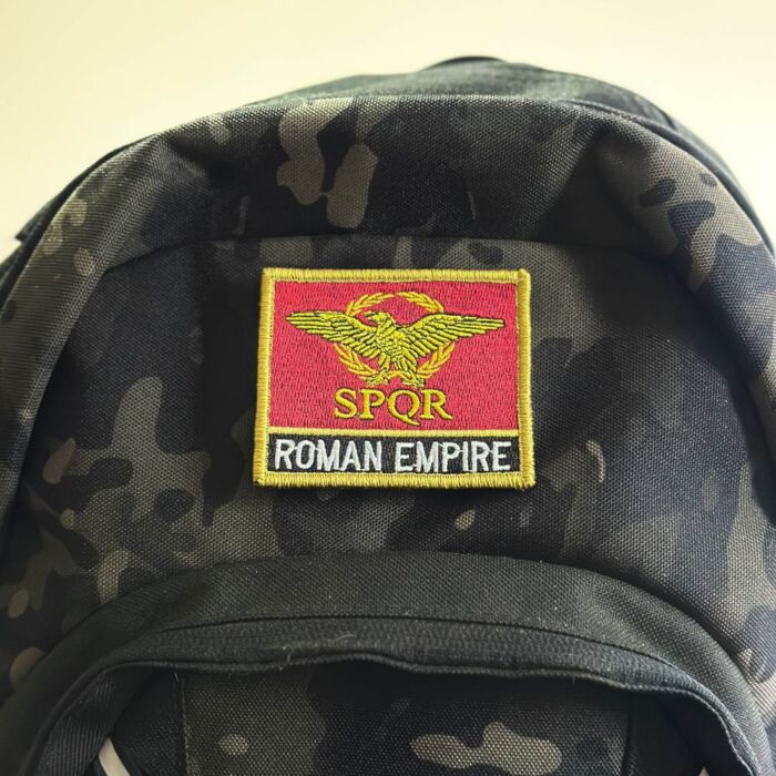 BP0234N-001 Roman Empire Embroidered Flag Patch 3″×2.5″ - Image 4