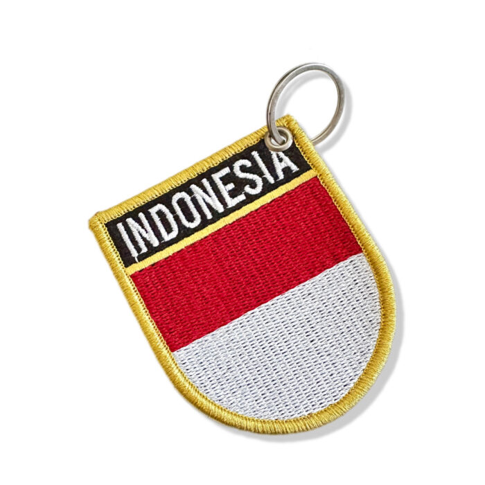 BP0419E-001 Indonesia Embroidered Flag Patch 2.68"×3.15" - Image 5