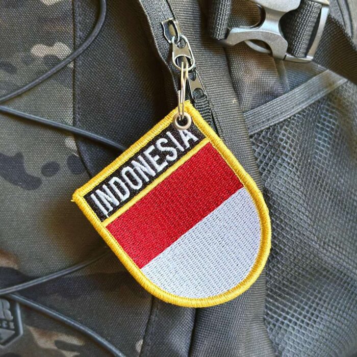 BP0419E-001 Indonesia Embroidered Flag Patch 2.68"×3.15" - Image 6