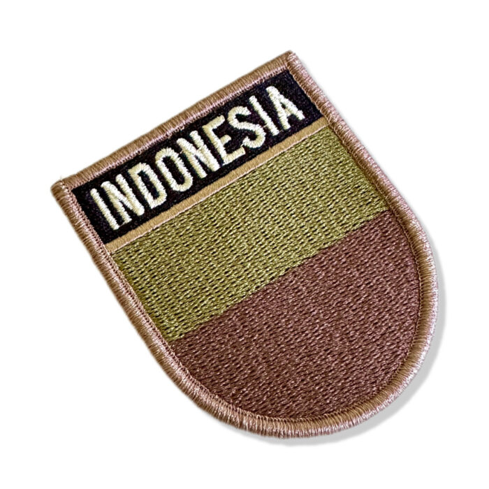 BP0419E-003 Indonesia Embroidered Flag Patch 2.68"×3.15" - Image 3